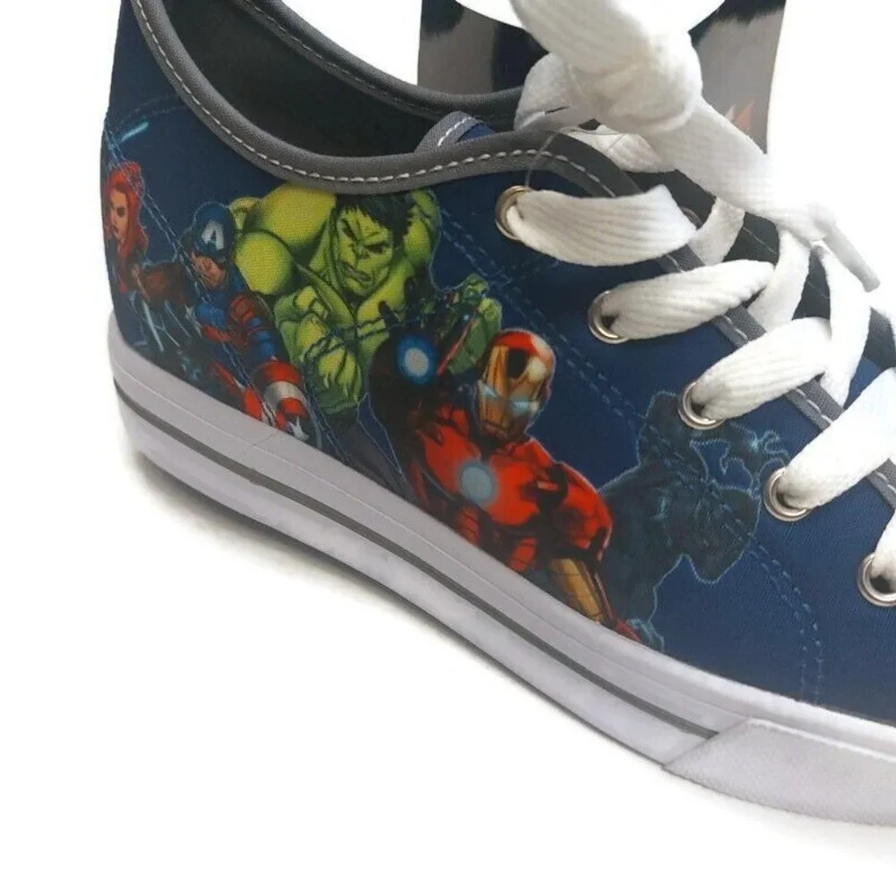 HEELYS Marvel Avengers Skate Shoes HES10505 Hulk Blue Youth Size 6 Womens Size 7